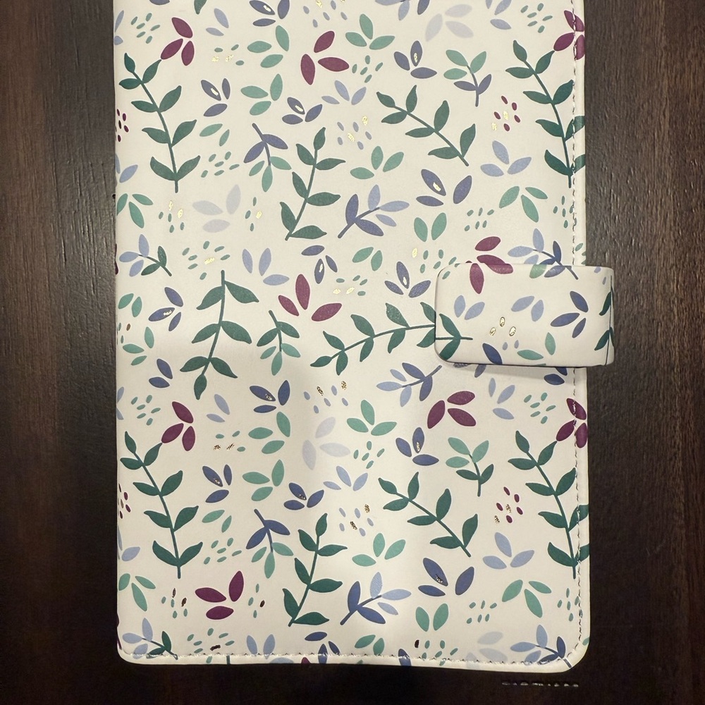 Filofax Personal organizer- Garden pattern, ‘sunrise’ style